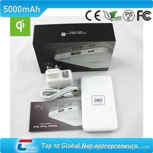5000mah CE ROHSfashion design mobile wireless charger qi for Iphone
